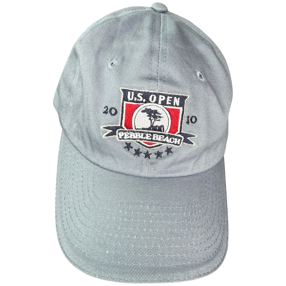 2010 US Open Pebble Beach USGA Member Golf Hat Strapback Gray Cap